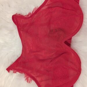 Red Victoria Secret bralette